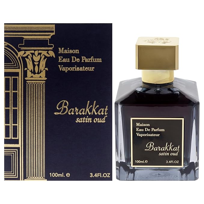 Maison Barakkat Satin Oud by Fragrance World for Unisex - 3.4 oz EDP Spray