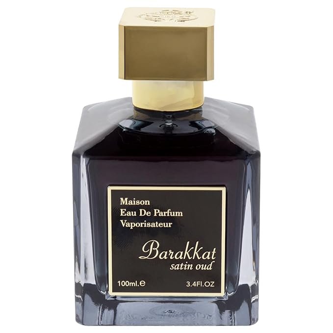 Maison Barakkat Satin Oud by Fragrance World for Unisex - 3.4 oz EDP Spray