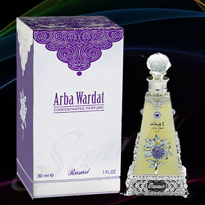 RASASI Arba Wardat Concentrate Perfume Oil for Women, 1.0 Ounce