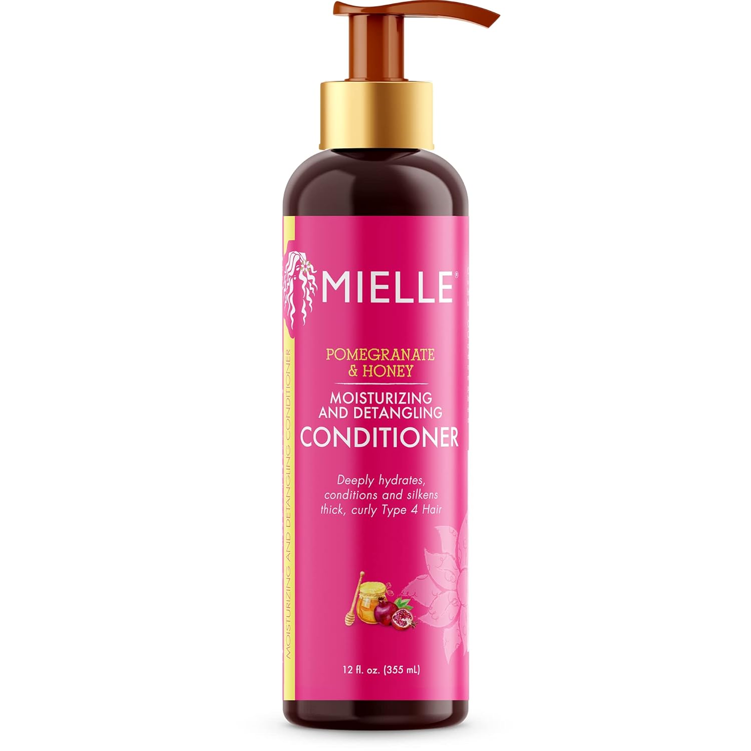 Mielle Organics Pomegranate & Honey Detangling Conditioner, Hydrating & Moisturizer