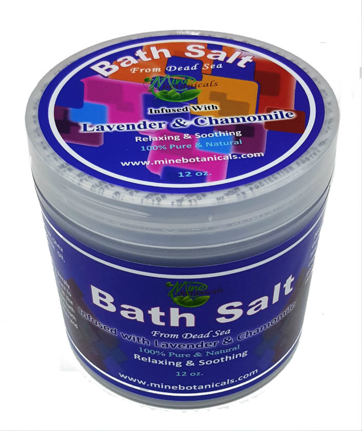 Bath Salt Infused with Lavender & Chamomile