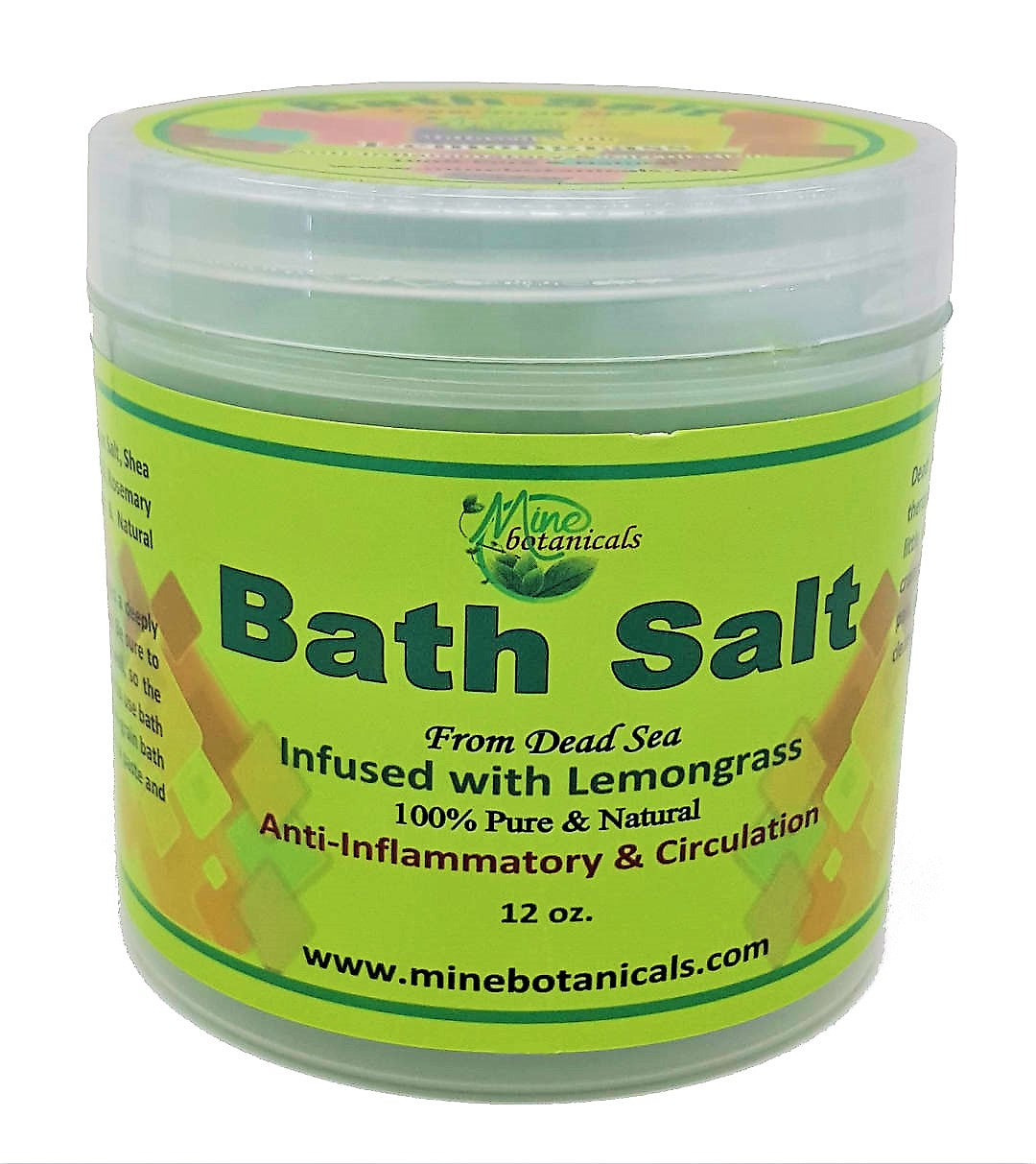 Bath Salt Infused with Lemongrass