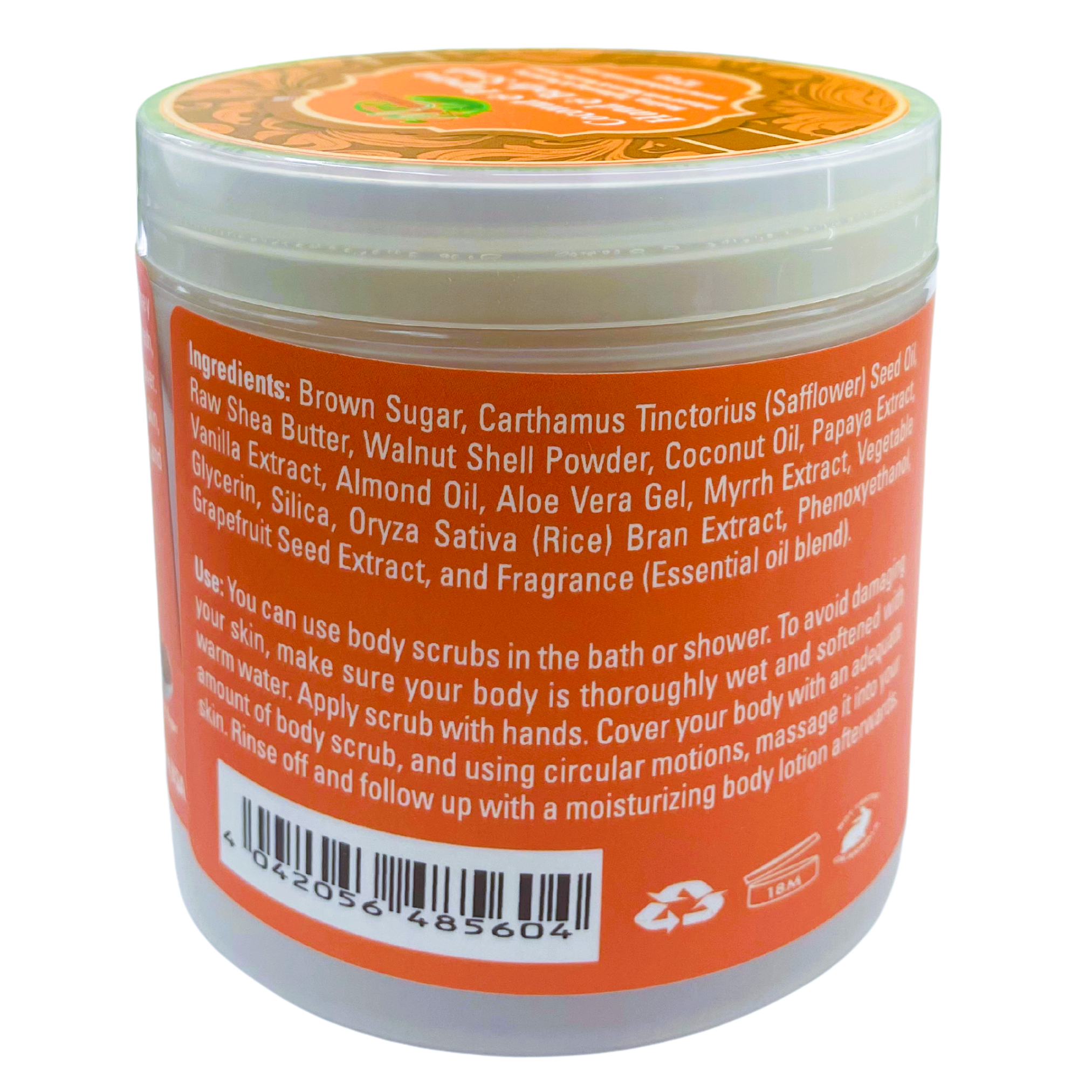 Body Scrub Infused with Coconut & Papaya