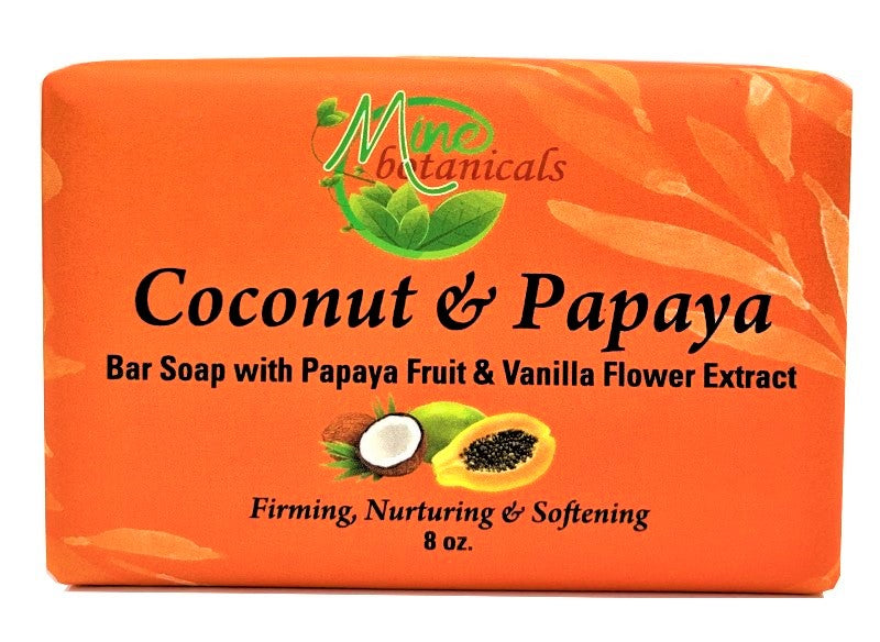 Coconut & Papaya Bar Soap 8 OZ.