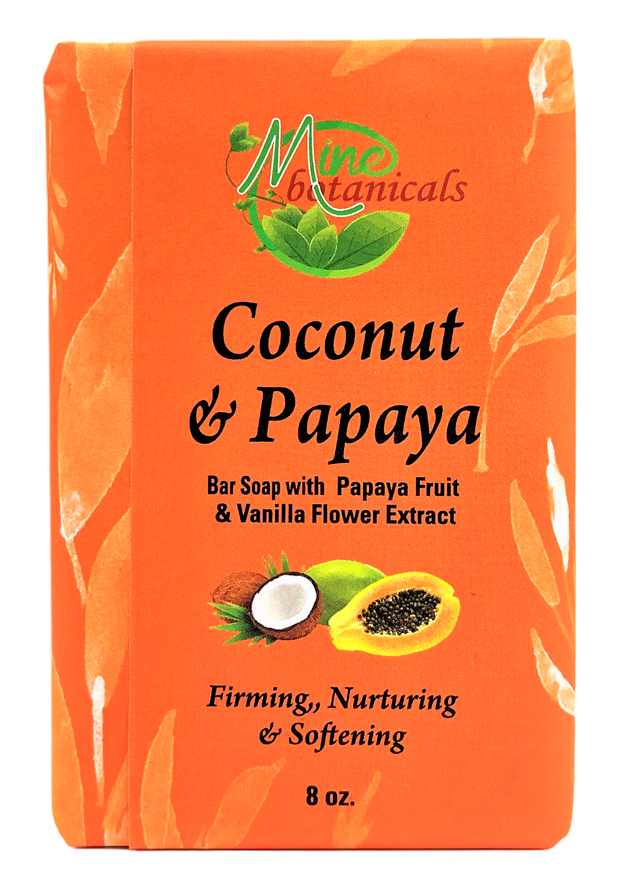 Coconut & Papaya Bar Soap 8 OZ.