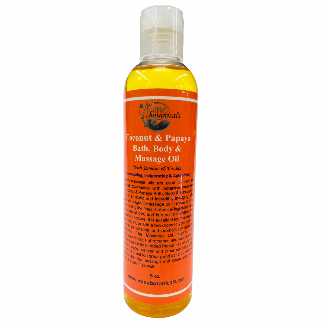 Coconut & Papaya Bath, Body & Massage Oil