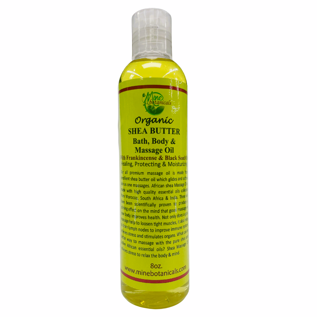 Organic SHEA BUTTER Bath, Body & Massage Oil