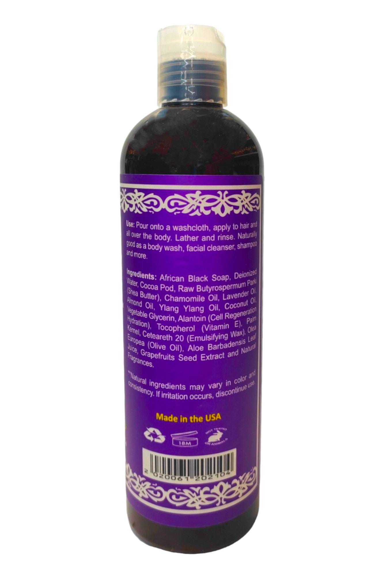 Relaxation Liquid Black Soap