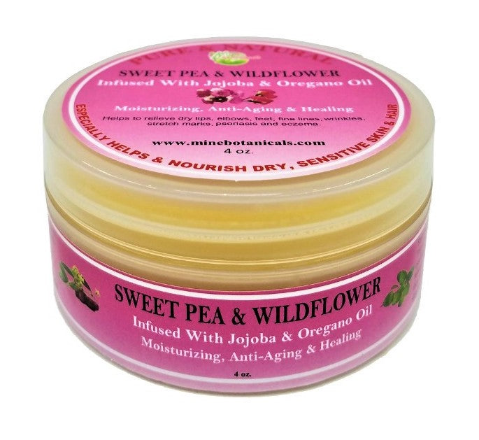 Sweet Pea & Wild Flower infused shea butter